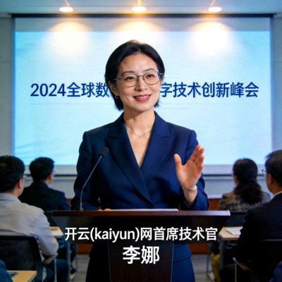 开云(kaiyun)网首席技术官李娜女士在技术会议中发言的自信形象