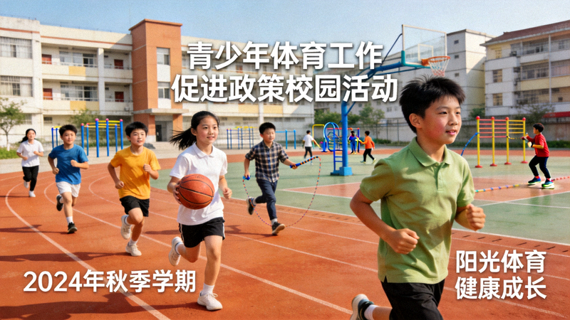 青少年体育工作促进政策相关校园体育活动照片