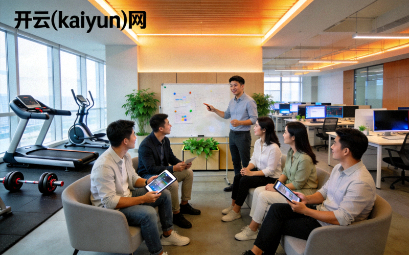 开云(kaiyun)网团队在现代化健身与办公空间中协作交流的场景